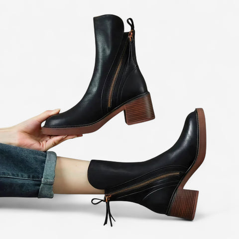Grazia | Elegante Stiefeletten mit Blockabsatz