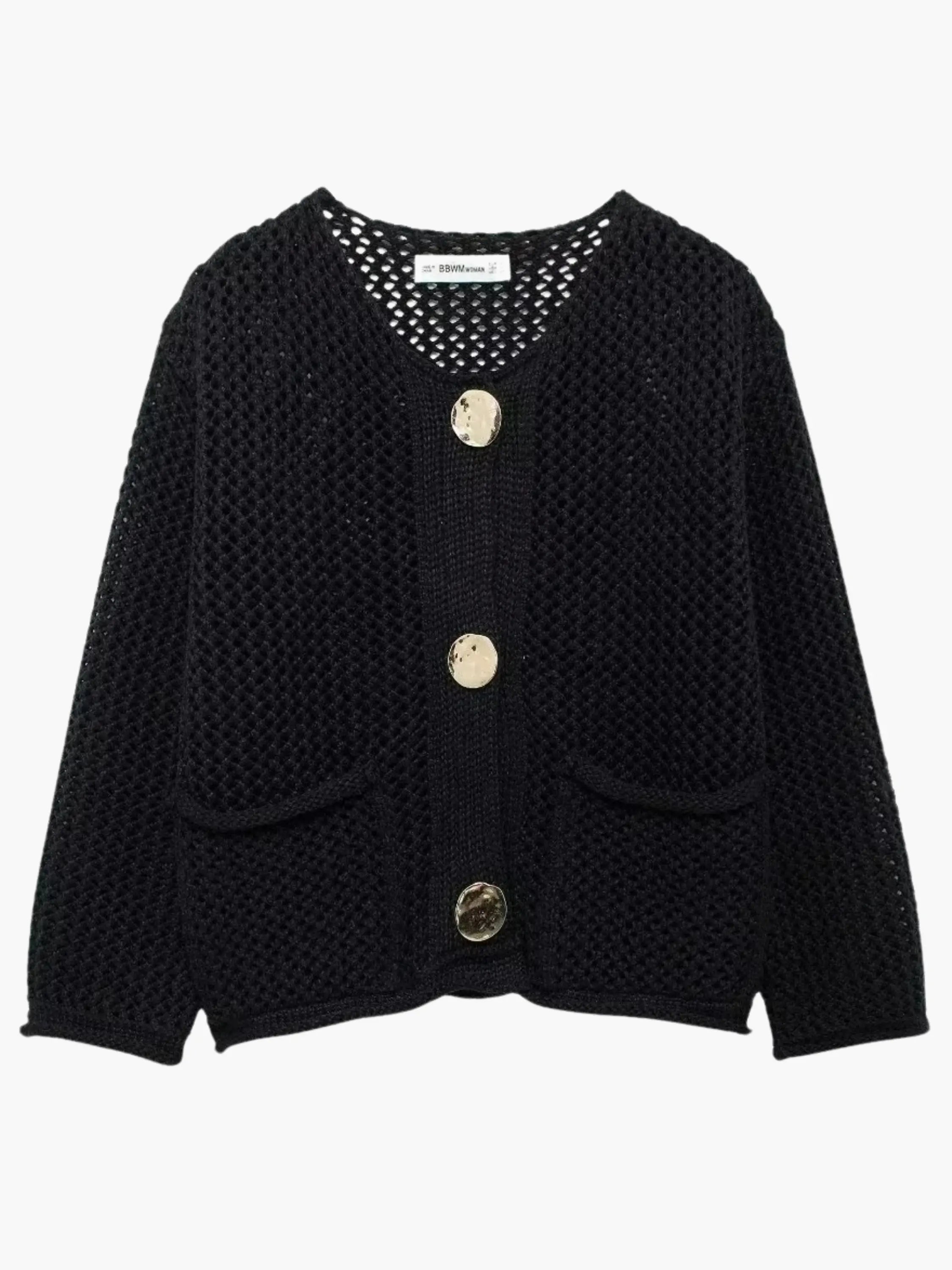 Lya | Grobstrick-Strickjacke