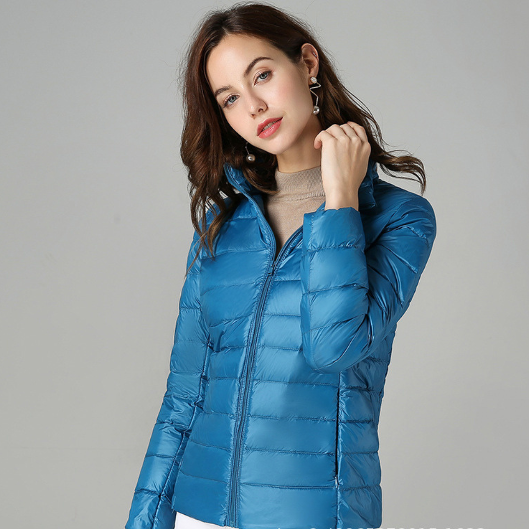 Sophie™ - Jacke aus weichem Baumwoll-Daunenmaterial
