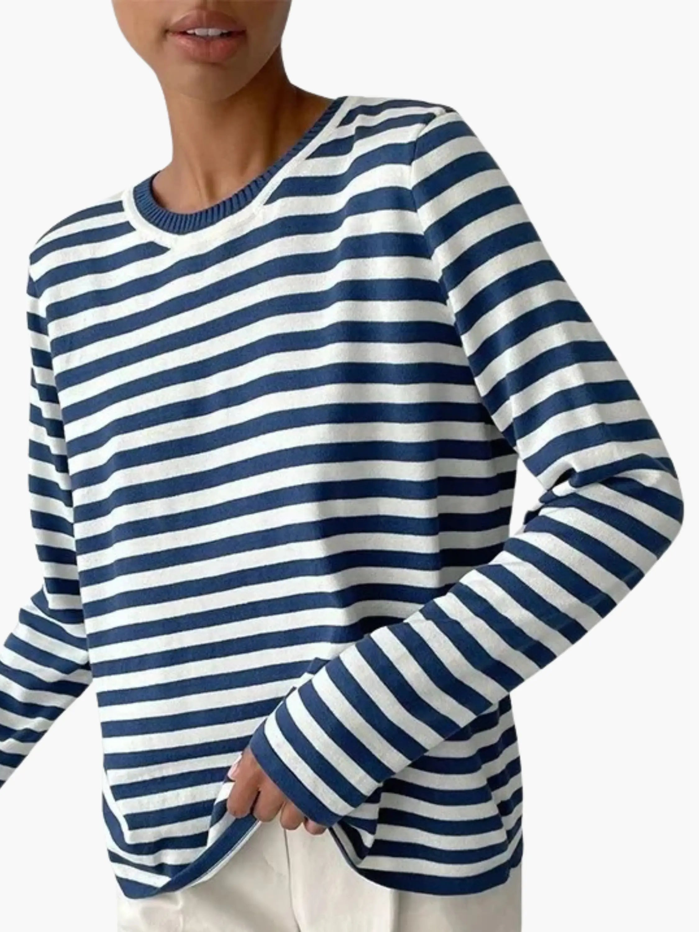 Antonia | Gestreifter Strickpullover