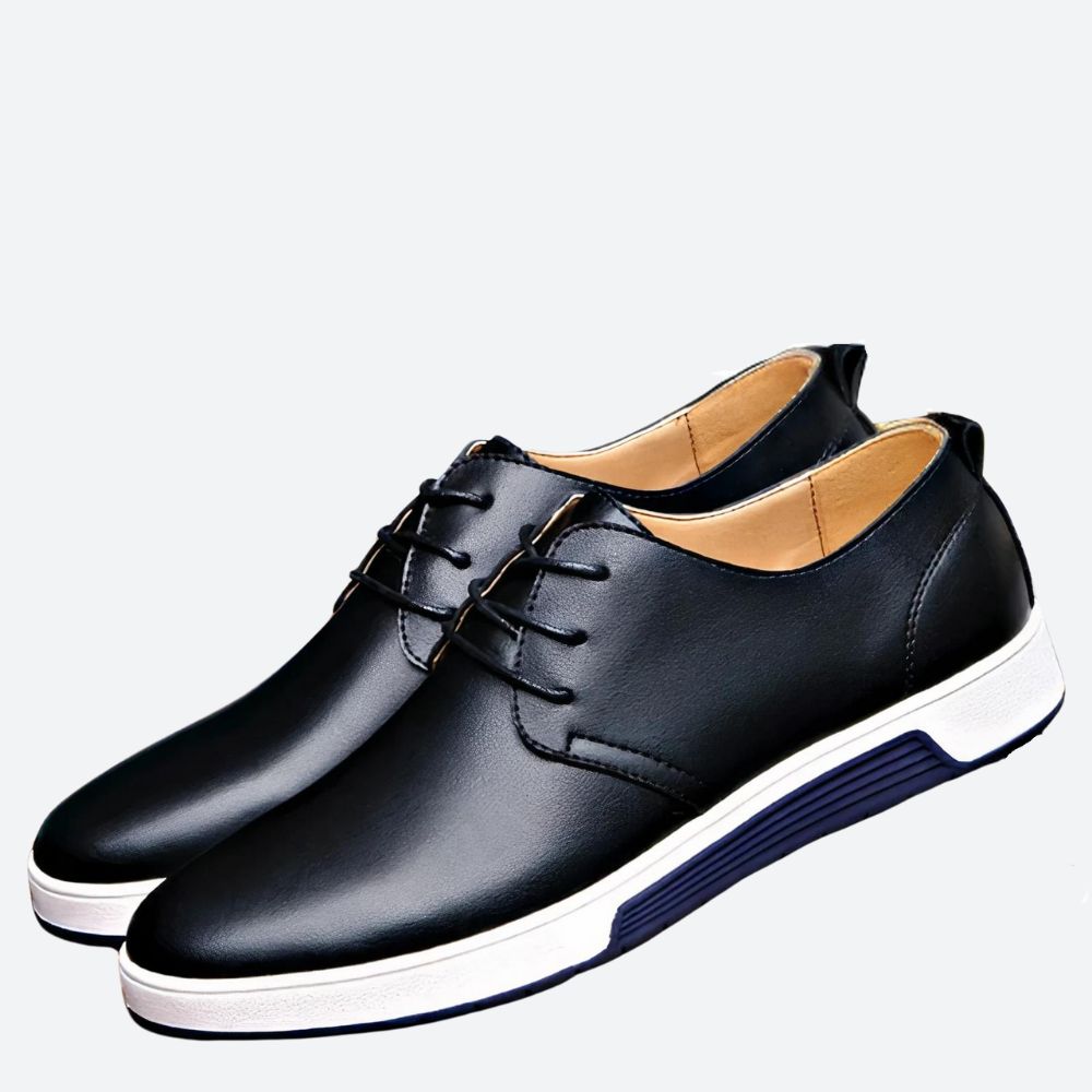 Elegante orthopädische Lederschuhe für Männer - August