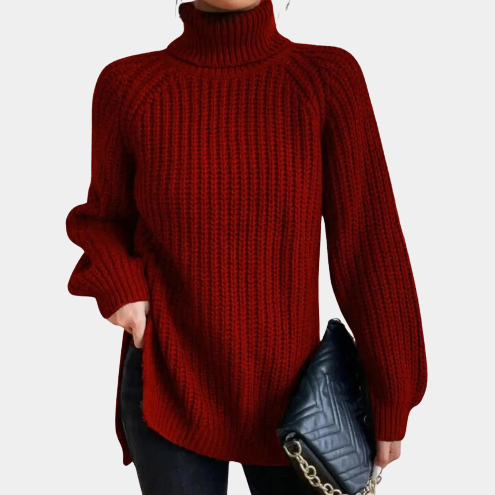 Madeleine - Luxuriöser weicher Rollkragenpullover für Frauen