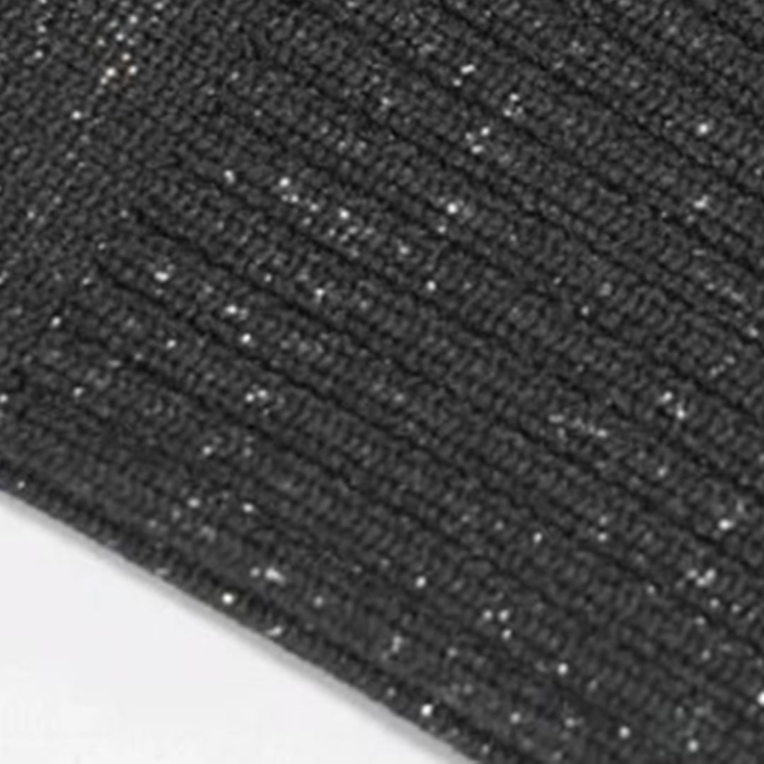 AMELIA - Trendige hohe Strickstiefel mit bequemem Blockabsatz