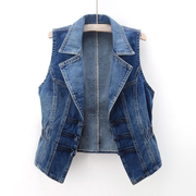 Sophie - Trendiges Denim-Gilet für Frauen