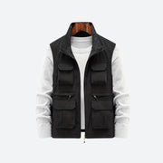 Stylische Herrenweste mit praktischen Reißverschlusstaschen - Sid