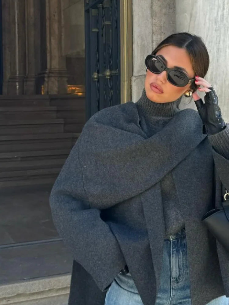 Amelie™ - Woll-Cape Mantel