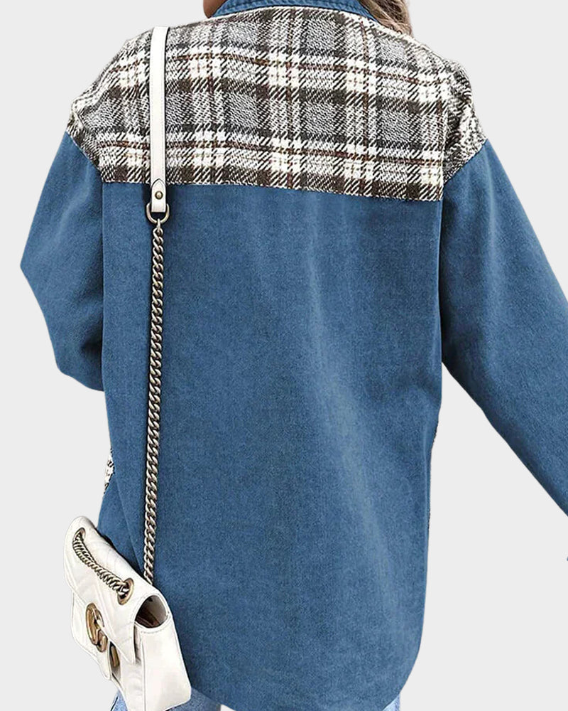 Lina - Stylische Denim-Jacke für den Herbst für Frauen