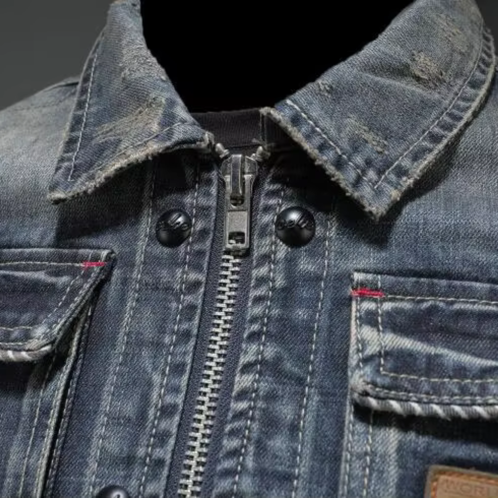 NATHAN - Trendige Denim-Jacke für Männer