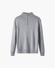 Weston | Half Zip Stehkragen Herrenpullover aus Merinowolle